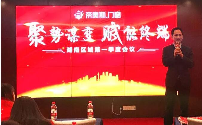 帝奥斯湖南区域总结大会