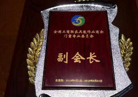 帝奥斯荣获副会长