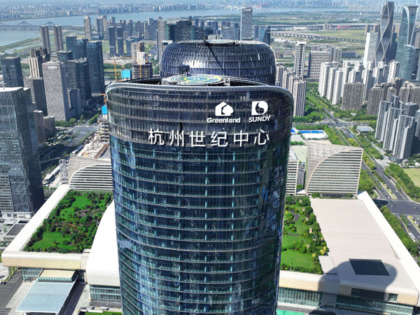 幕墙发光字工程案例