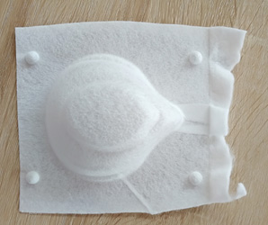過濾棉用于口罩剖面圖