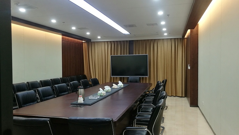 湖南百旺金赋科技公司办公室整体装修-会议培训室