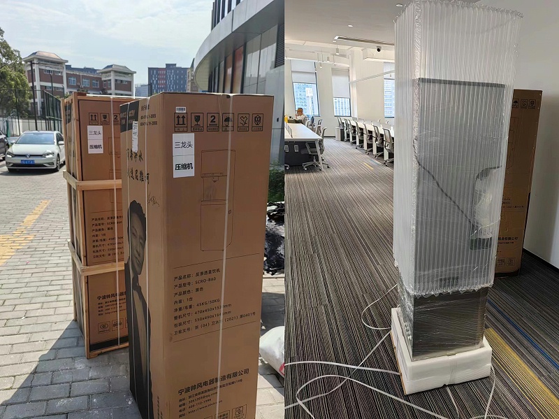 直饮水机租赁设备到达现场 直饮水机租赁设备到达现场