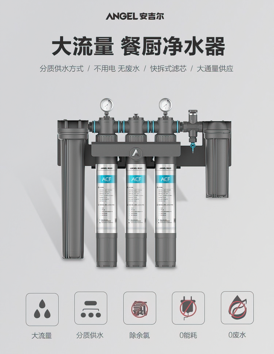 安吉尔 商用餐厨净水器J2820-CS1100