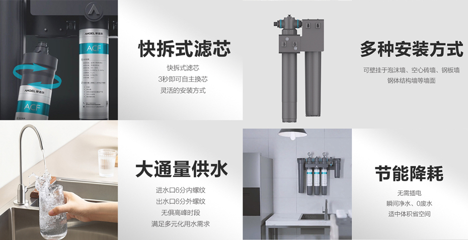 安吉尔 商用餐厨净水器J2810-CS500