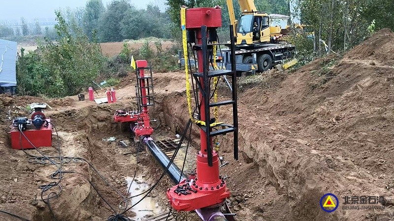 26青岛项目上游开始开封堵孔