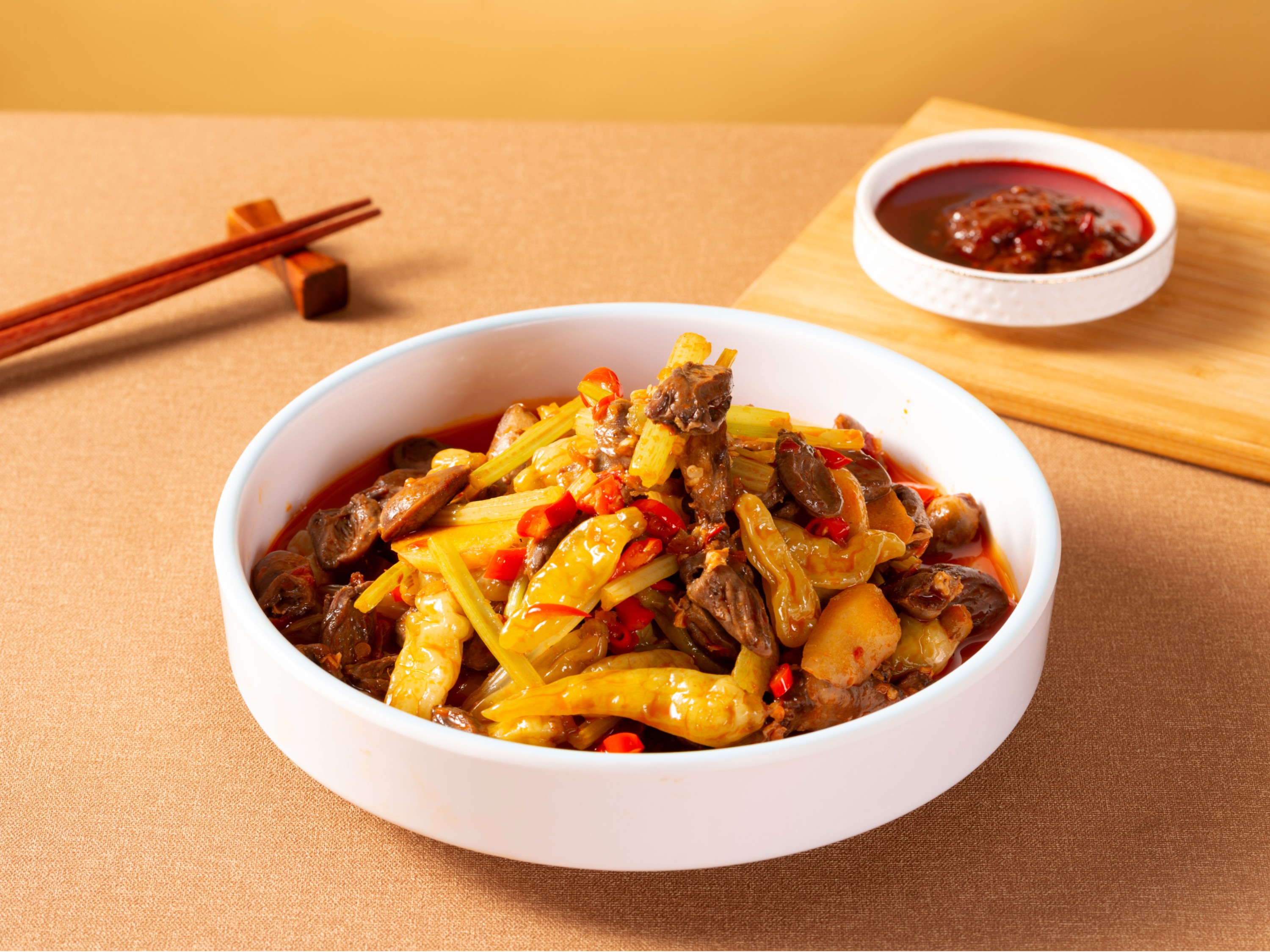 泡椒鸡杂