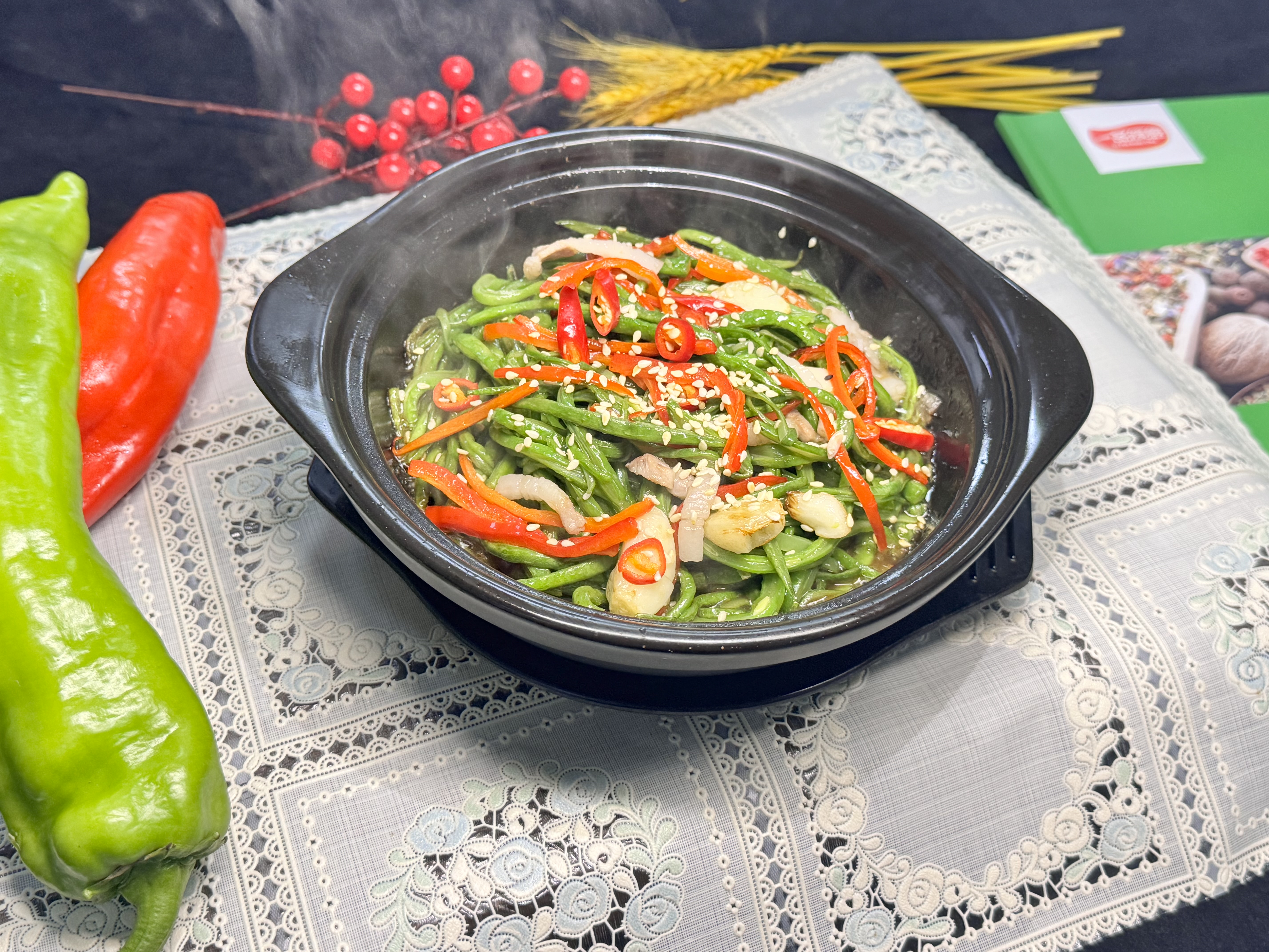 砂锅菜(豆角) 砂锅菜(豆角)