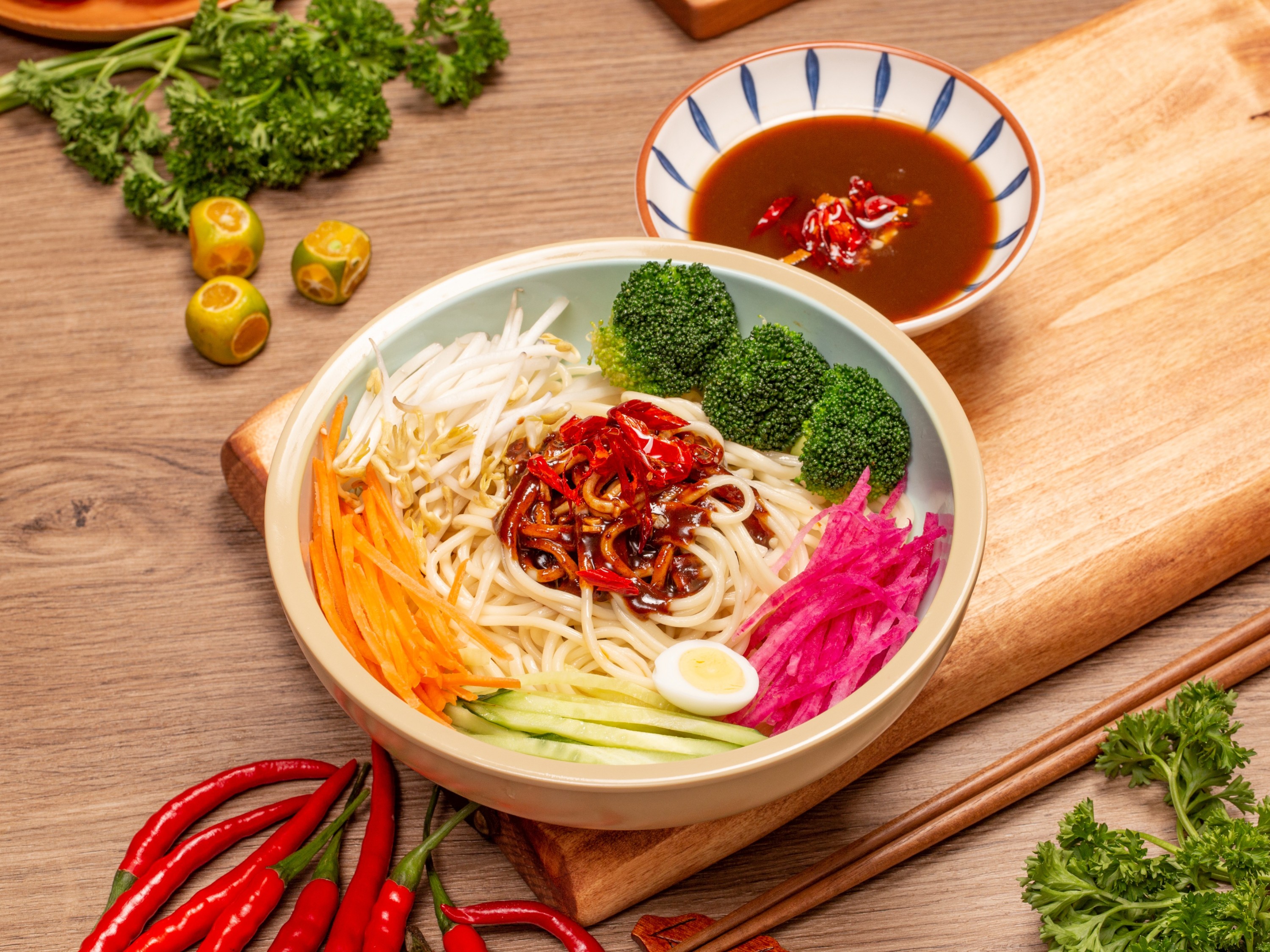 麻辣口水鸡拌面6 麻辣口水鸡拌面6