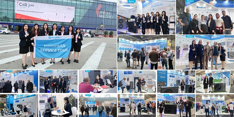 春光圣普森空气能设备出口