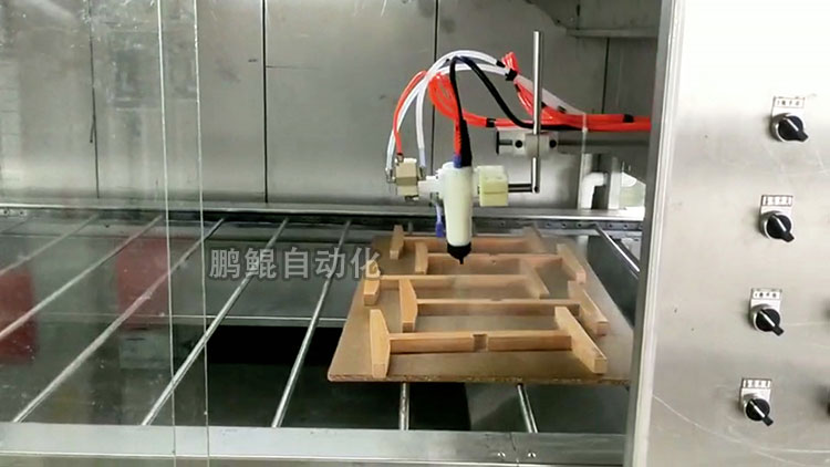 木板在线往复喷漆机