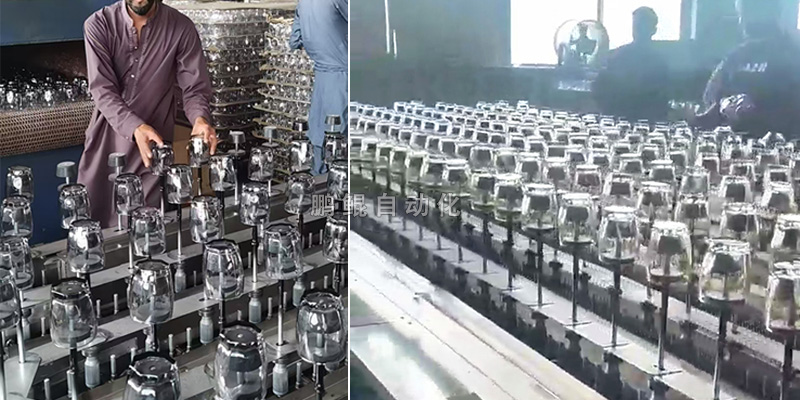 玻璃杯自动喷漆线2